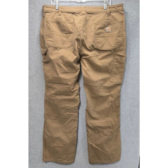 Carhartt Rugged Flex Loose Fit Canvas Work Pant Size 16 - Picture 2 of 9